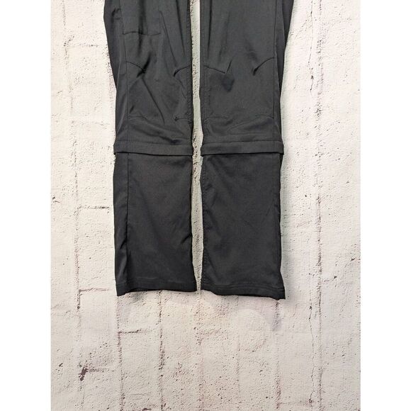 PrAna Meme Womens Pants Gray Cargo Adjustable Hiking Wicking Stretch sz 10 Conve - Picture 2 of 11